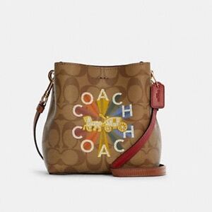 Coach Mini Town Bucket Bag with Coach Radical Rainbow